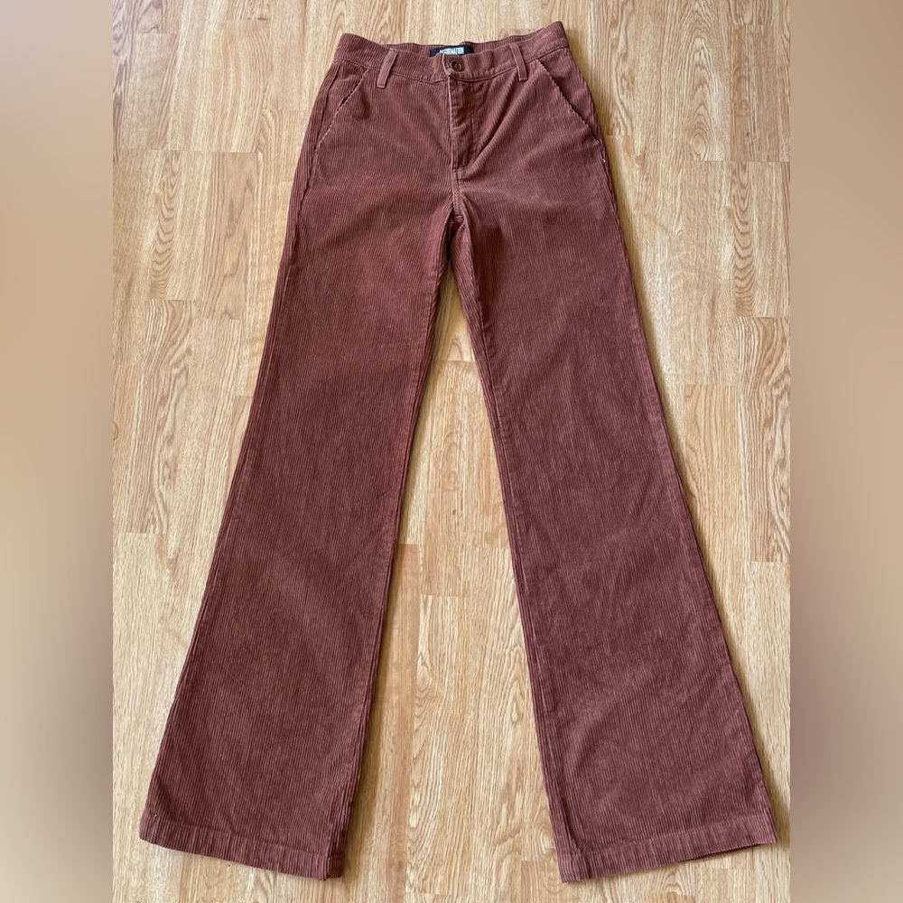 Reformation Corduroy Trousers in Rose Size 25